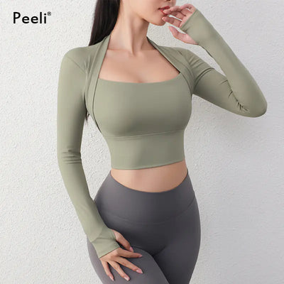Yoga Flex Two-In-One Tops wear
