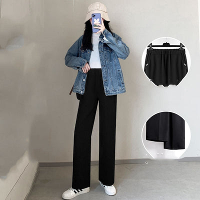 Chiffon wide-leg pants