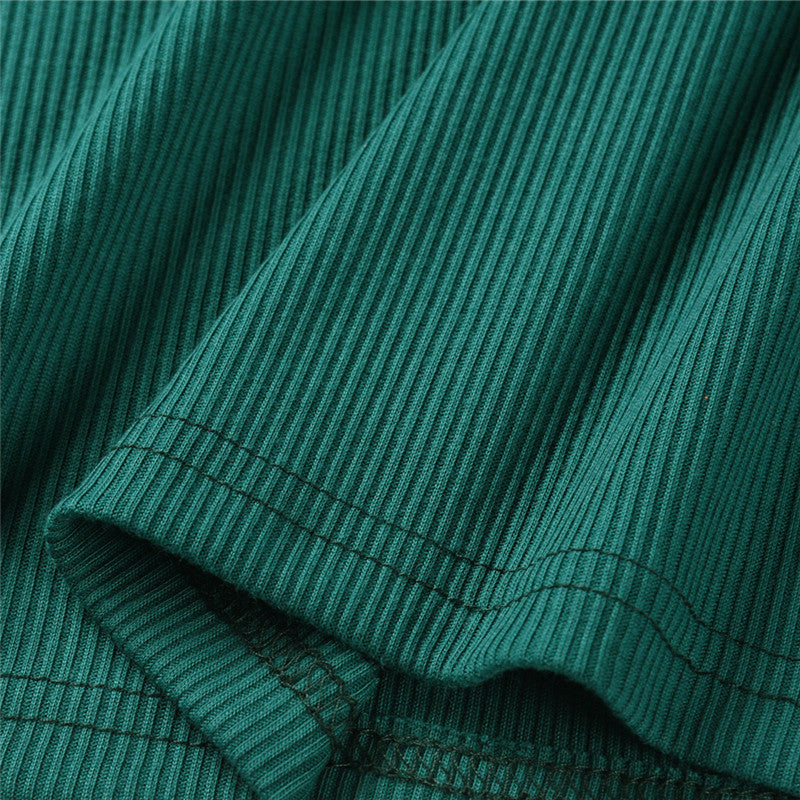 Knit Bottoming Long-sleeved Ribbed Sexy Slim Dress