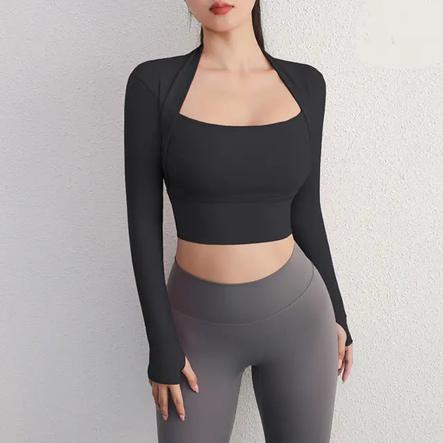Yoga Flex Two-In-One Tops wear