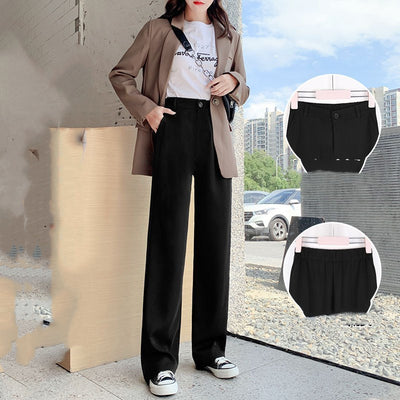 Chiffon wide-leg pants
