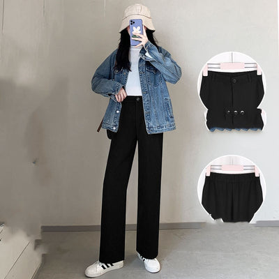 Chiffon wide-leg pants