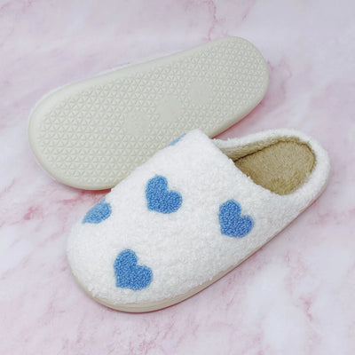 Blissful Heart Plush Slippers