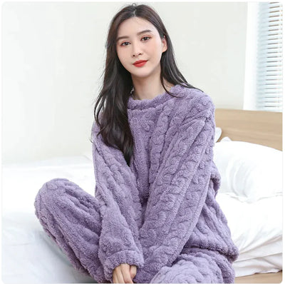 Comfy Thicken Flannel Outfit