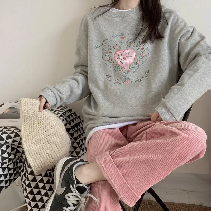 Corduroy Chic Wide-Leg Lounge Set