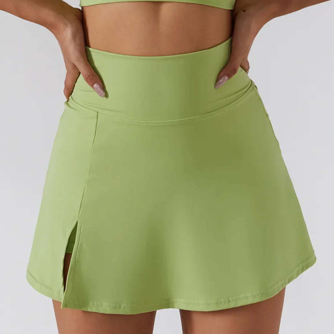 Ribbed One-Shoulder Yoga Activewear Set