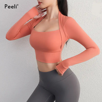 Yoga Flex Two-In-One Tops wear