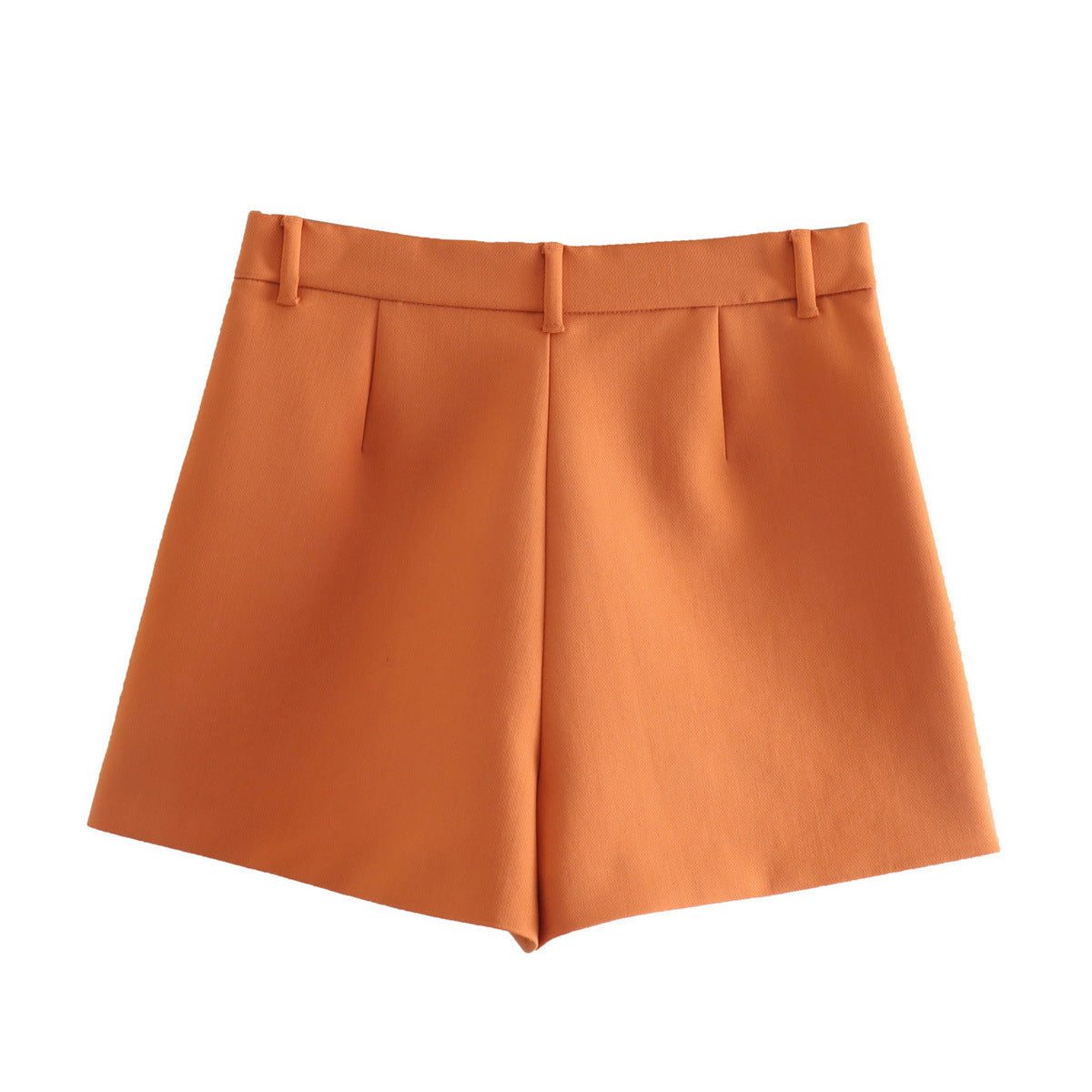 Women's Pullover Lapel Long Sleeve Suit Shorts Set
