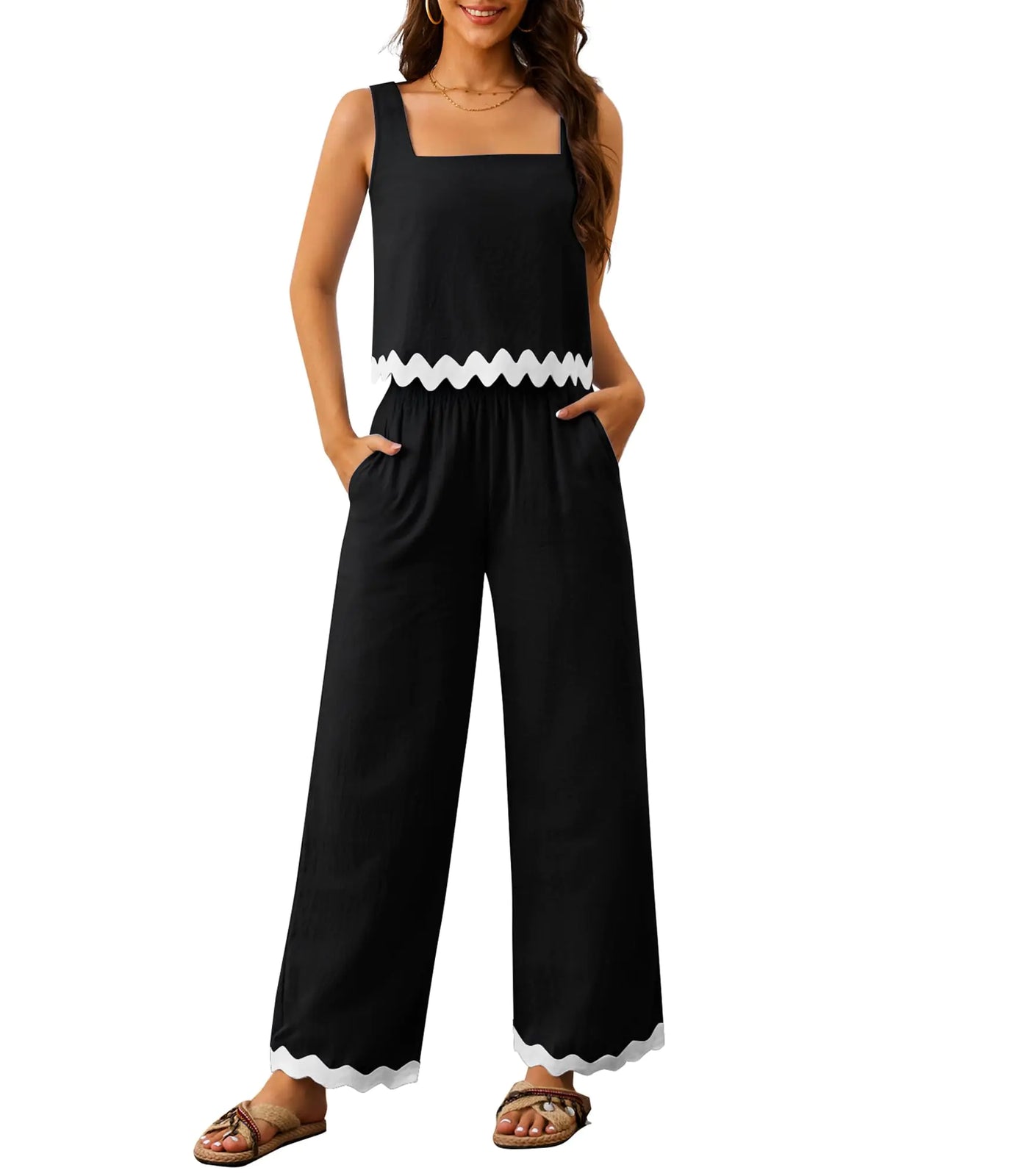 Breezy Linen 2-Piece Summer Set for Women