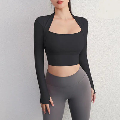 Yoga Flex Two-In-One Tops wear
