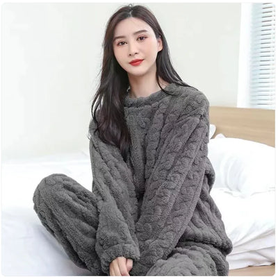 Comfy Thicken Flannel Outfit