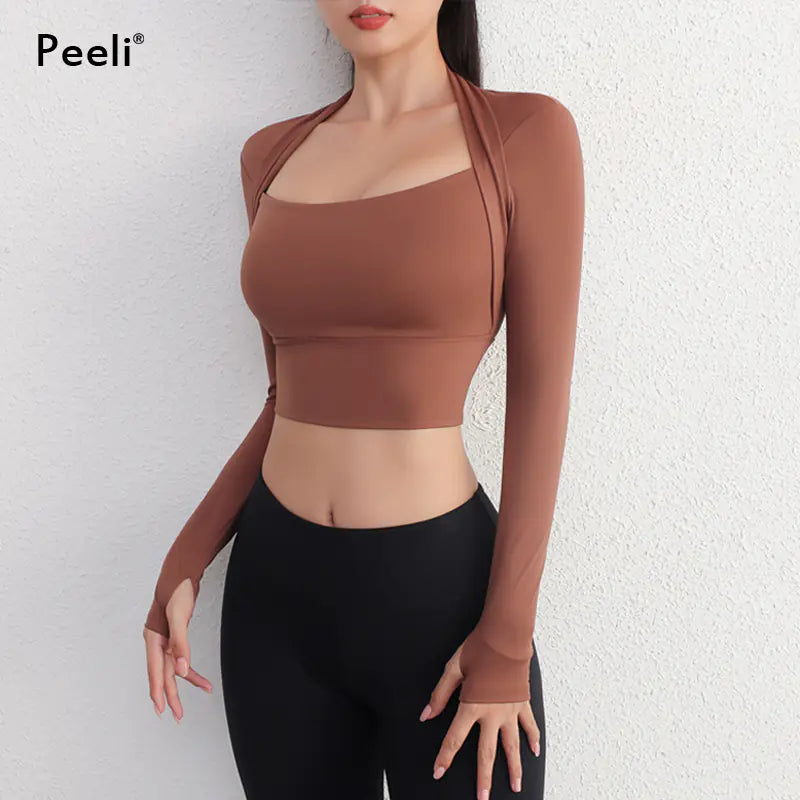 Yoga Flex Two-In-One Tops wear