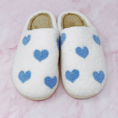 Blissful Heart Plush Slippers